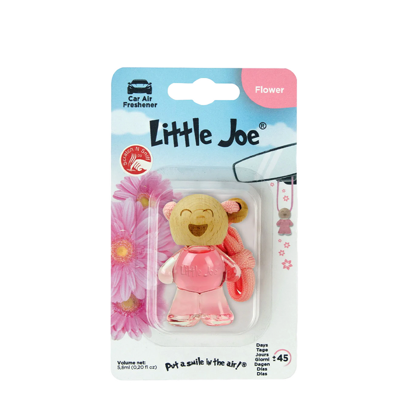 Afbeelding laden in galerijviewer, Little joe car air freshener glass bottle flower
