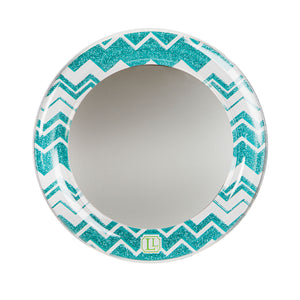 Darice • lockerlookz mirror blue chevron