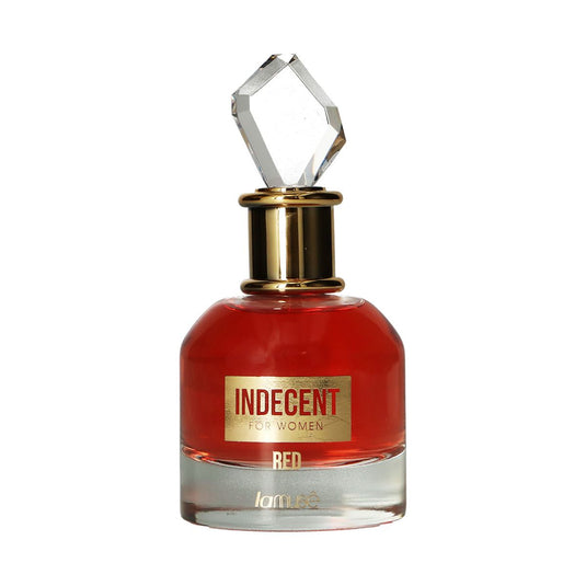 Lamusê by lattafa eau de parfum indecent red for women 100ml