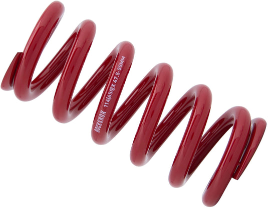 Rockshox spring rs 45,5-55mm 134mm 134x47.5-55 mm metr. red