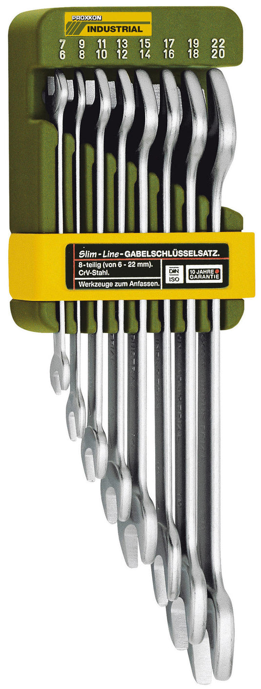 Proxxon dubbele steeksleutel set double-jaw wrench set 8-piece