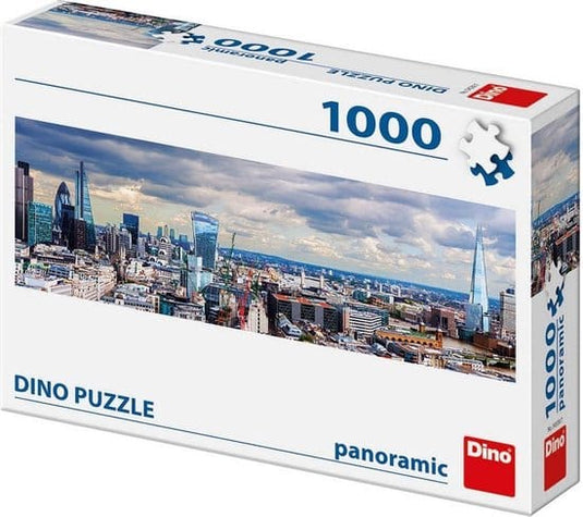 Dinotoys dino puzzel - panorama blik op londen - 1000 stukjes