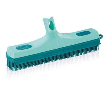 Leifheit suprabezem - rubberen bezemkop - click systeem - 30 cm veegbreedte