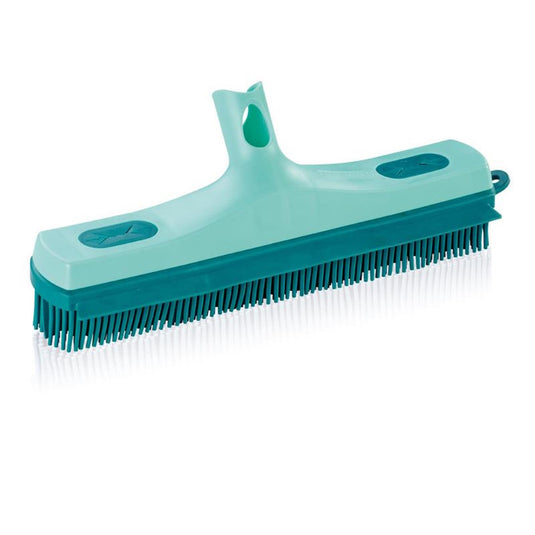 Leifheit suprabezem - rubberen bezemkop - click systeem - 30 cm veegbreedte
