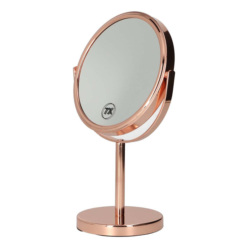 Load image into Gallery viewer, Lsp spiegels spiegel op voet rosé goud 30,5cm 7x vergrotend
