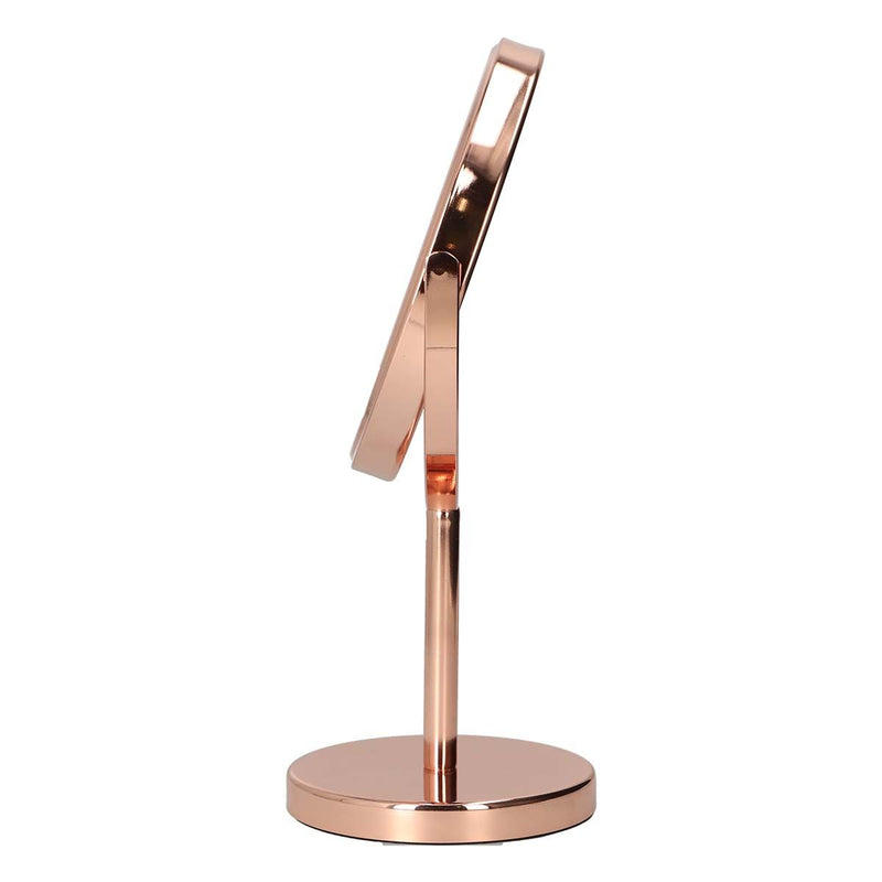 Load image into Gallery viewer, Lsp spiegels spiegel op voet rosé goud 30,5cm 7x vergrotend
