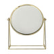 Lsp spiegels spiegel op frame voet goud 22cm 3x vergrotend