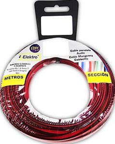 Enzo luidsprekersnoer 2 x 0.75qmm rood zwart 10m - 1242022