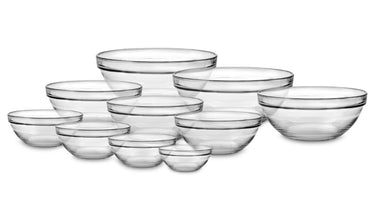 Duralex schaal lys stapelbaar rond hardglas 3450ml 26cm losse schaal