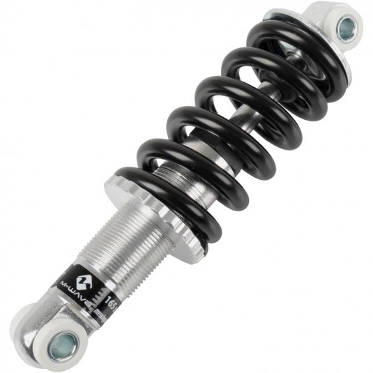 M-Wave Aluminium achtervering 165 x 24 mm zilver zwart