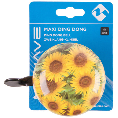 Ding-Dong fietsbel zonnebloem