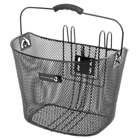 Load image into Gallery viewer, M-Wave Fietsmand BA-F Hang voor 19 liter zwart
