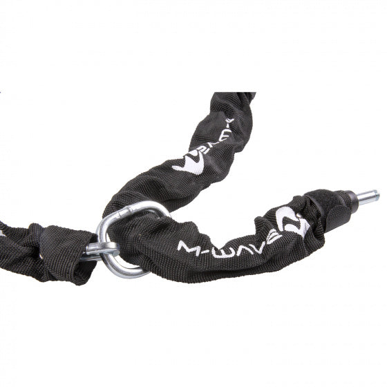 Load image into Gallery viewer, M-Wave Ringslot met insteekketting 1500 x 5,5 mm zwart
