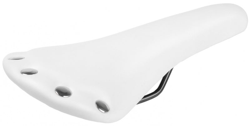 Load image into Gallery viewer, M-Wave Rivet race zadel unisex imitatie leer wit
