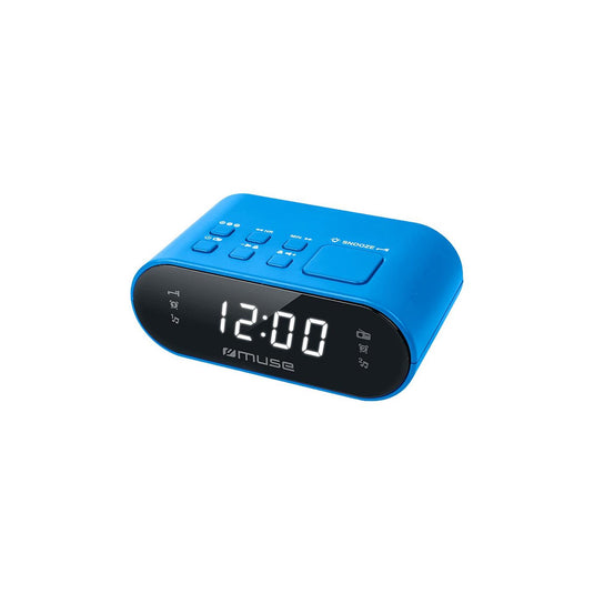 Muse fm wekkerradio blauw