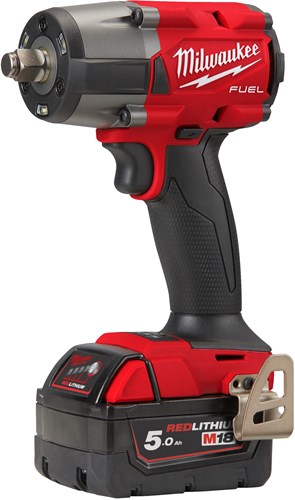 Load image into Gallery viewer, Milwaukee m18 fmtiw2f12-502x | 1 2 | fuel | accu slagmoersleutel | met frictiering | 18v | 5,0ah | red | li-ion
