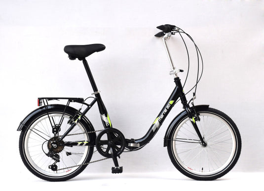 Magic marne vouwfiets 20 inch unisex 6v v-brakes zwart