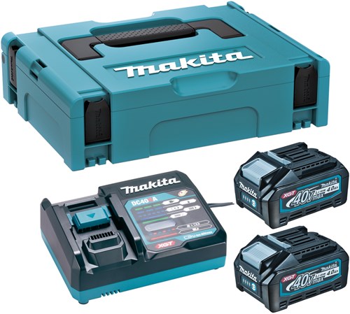 Chargez l'image dans la visionneuse de la galerie, Makita accu starterset xgt dc40ra 2xbl4040 - 191j97-1
