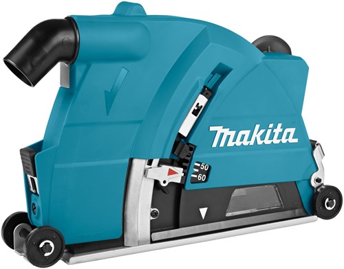 Load image into Gallery viewer, Makita accessoires makita stofvrij slijpen in beton met deze 230mm inval stofafzuigkap - 198440-5
