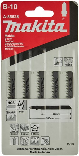 Laden Sie das Bild in Galerie -Viewer, Makita accessoires decoupeerzaagblad b10 - t301cd | 5 stuks - a-85628
