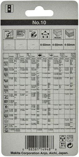 Afbeelding laden in galerijviewer, Makita accessoires decoupeerzaagblad no10 - a-85818
