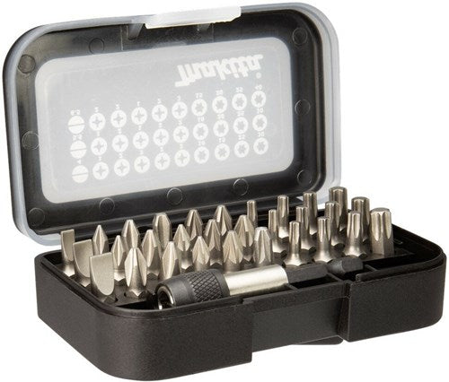 Load image into Gallery viewer, Makita accessoires 31-delige bitset in plastic box met riemclip - d-30667
