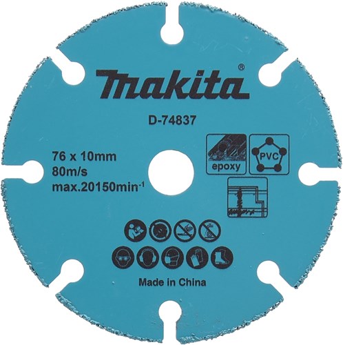 Load image into Gallery viewer, Makita accessoires 76 mm doorslijpschijf hm tcg 76x10x1,75mm voor dmc300 - d-74837
