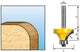 Makita accessoires afrondfrees+lag. hm 28,6mm s8 - d-11237