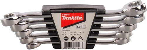Load image into Gallery viewer, Makita accessoires b-65545 | ringsleutelset | open | 5-delig - b-65545
