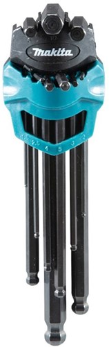 Load image into Gallery viewer, Makita accessoires b-65894 inbussleutelset 9-delig - b-65894
