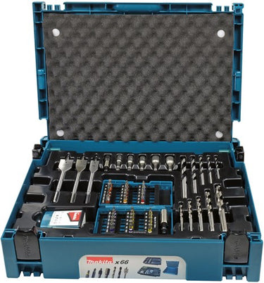 Makita accessoires boor- bit set 66-delig in mbox 1 - b-43044