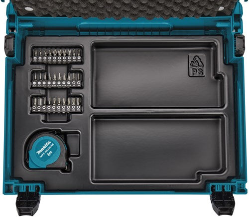 Load image into Gallery viewer, Makita accessoires boor- schroefbitset | sds-plus | in mbox | 65-delig - b-69478
