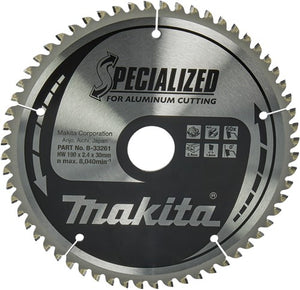 Makita accessoires cirkelzaagblad | aluminium | 190x30x2,4 60t 0g - b-33261