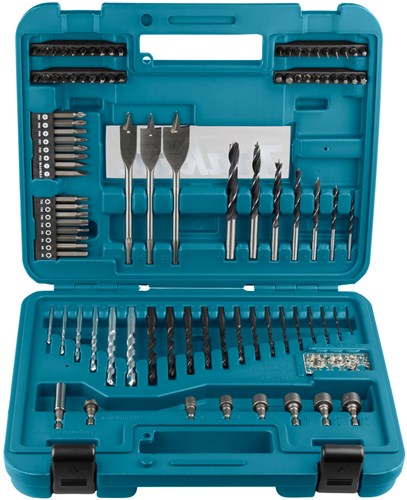 Makita accessoires d-47248 | boor- schroefbitset | 100-delig | in kunststof koffer - d-47248