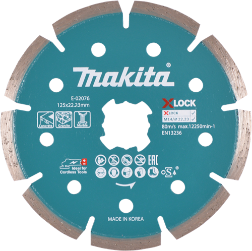 Makita accessoires diamantschijf 125mm - e-02076 - e-02076