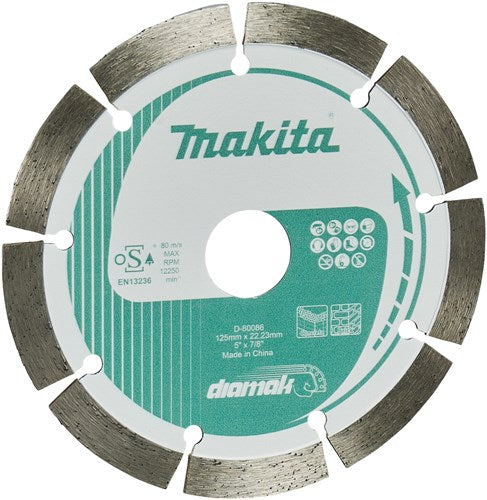 Load image into Gallery viewer, Makita accessoires diamantschijf 125x22,23x1,8mm - d-80086
