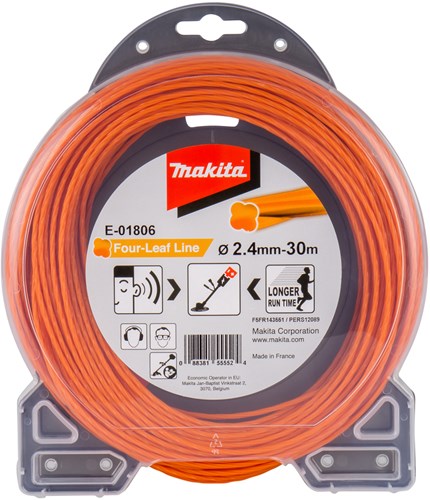 Makita accessoires e-01806 | maaidraad | 2,4x30mtr | oranje - e-01806
