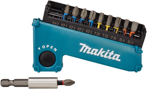 Load image into Gallery viewer, Makita accessoires e-03573 | slagschroefbitset | 11-delig | xtt impact premier b-30754 - e-03573
