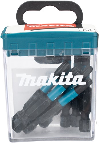 Load image into Gallery viewer, Makita accessoires e-12435 slagschroefbit | t25x50mm | x impact black | 10 stuks - e-12435
