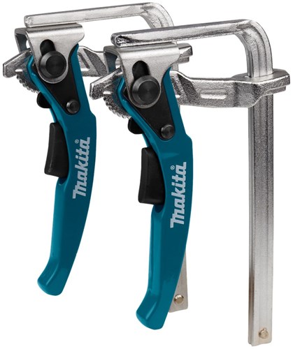 Load image into Gallery viewer, Makita accessoires geleiderail klemset - 199826-6
