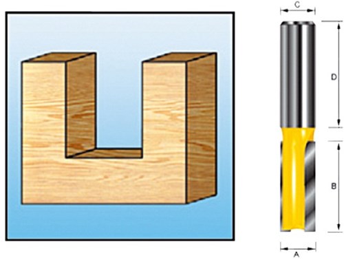 Load image into Gallery viewer, Makita accessoires groeffrees hm 3mm s8 - d-10001

