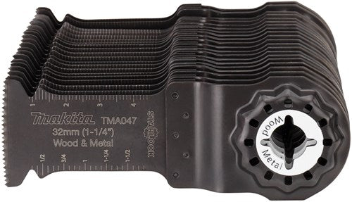 Makita accessoires tma047 invalzaagblad 32mm hout metaal (20 st) - b-64814-20 - b-64814-20