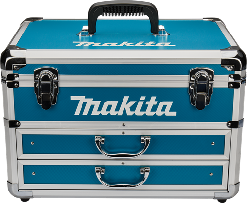 Afbeelding laden in galerijviewer, Makita accessoires koffer aluminium blauw - 823340-7 823340-7
