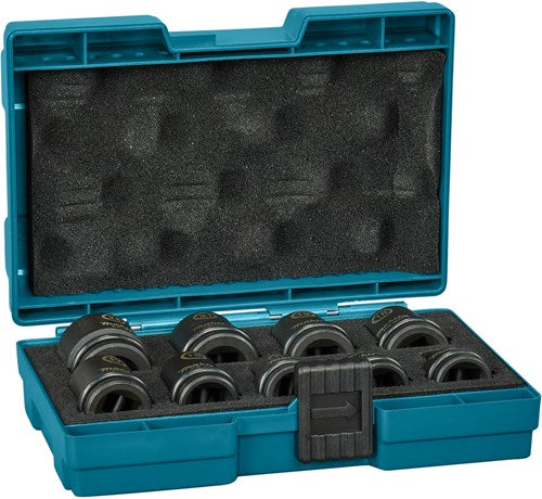 Load image into Gallery viewer, Makita accessoires krachtdoppenset 9-delig impact black, 1 2 vk - e-16564

