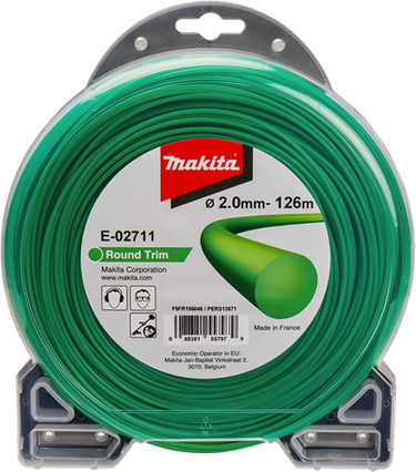 Makita accessoires maaidraad 2,0x126m rond - e-02711 - e-02711