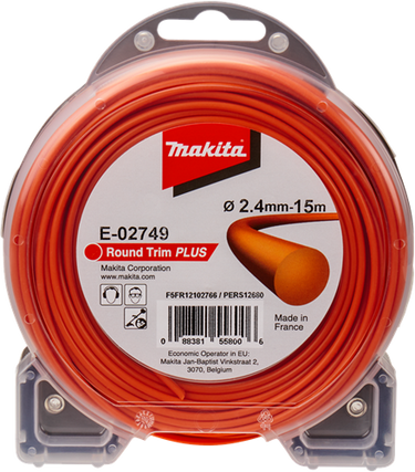 Makita accessoires maaidraad 2,4x15m rond - e-02749 e-02749