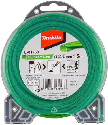 Makita accessoires makita e-01769 maaidraad 2x15mtr groen