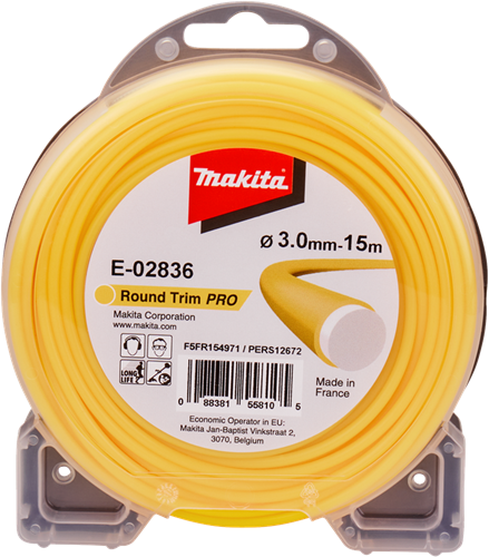 Makita accessoires maaidraad 3,0x15m rond - e-02836 e-02836