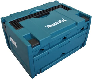Makita makstor nr.4-5 gereedschapskist (blauw, 4 lades (1 groot 2 klein 1 middelgrote))