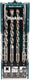 Makita accessoires p2s betonborenset | sds-plus | 4-delig